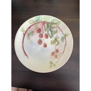 Rare THOMAS SEVRES BAVARIA Hand Painted Fruit Plate ~ 8 1/2”